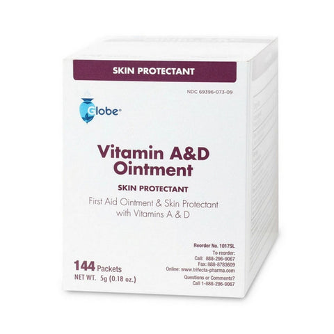 Globe, Vitamin A And D Ointment, 144 Count Globe