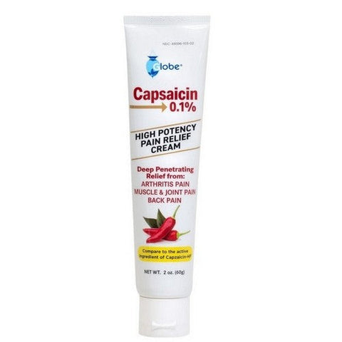 Globe, Capsaicin 0.1%, 2 Oz Globe
