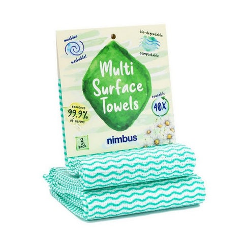 Nimbus, Multi Surface Towels, 3 Count Nimbus