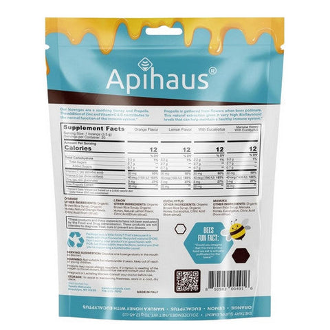 Apihaus, Honey & Propolis Assorted, 20 Lozenges Apihaus