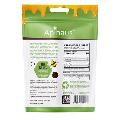 Apihaus, Bee Pollen Granules, 16 Oz Apihaus