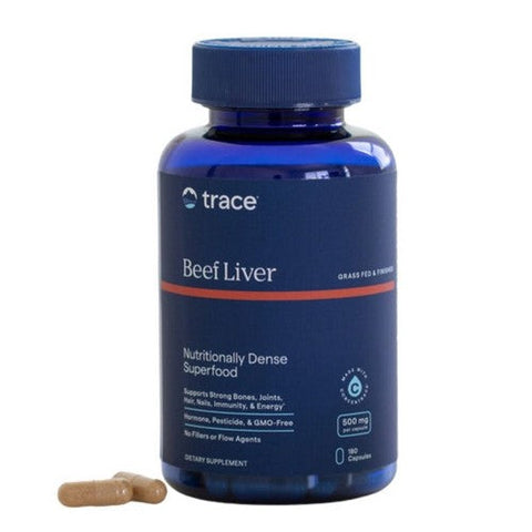 Trace Minerals, Ancestral Beef Liver Capsules Grass-Fed, 180 Caps Trace Minerals