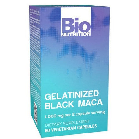 Bio Nutrition Inc, Gelatinized Black Maca, 60 Veggie Capsules Bio Nutrition Inc