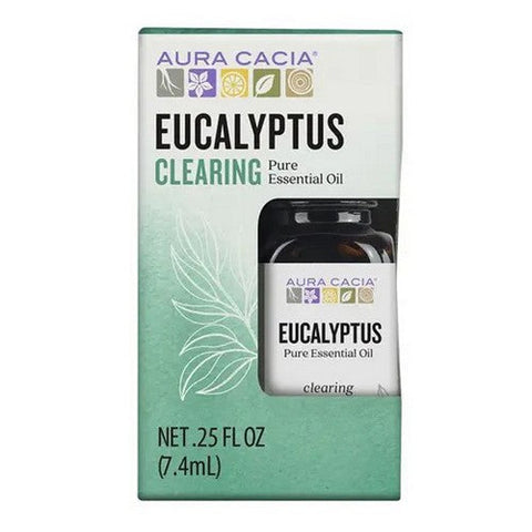 Aura Cacia, Essential Oil Eucalyptus Boxed, 0.25 Oz Aura Cacia