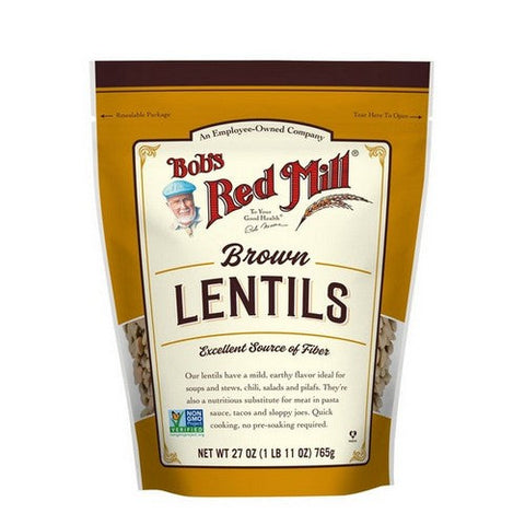 Bobs Red Mill, Brown Lentils, 27 Oz Bobs Red Mill