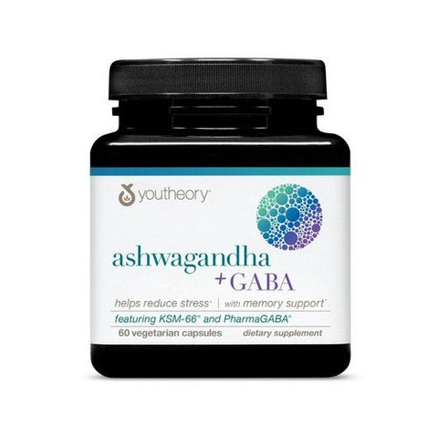 The Humble Co, Ashwagandha + GABA, 60 Vegetarian Capsules Youtheory
