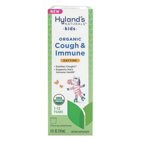 Hylands, Kids Organic Cough And Immune Daytime, 4 Oz Hylands