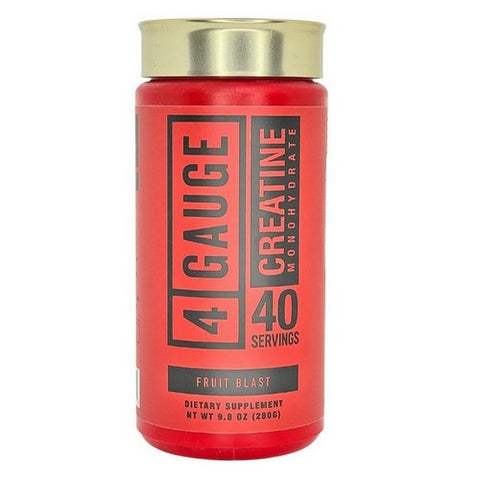 4 Gauge, 4 Gauge Creatine Monohydrate Fruit Blast, 280 Grams 4 Gauge