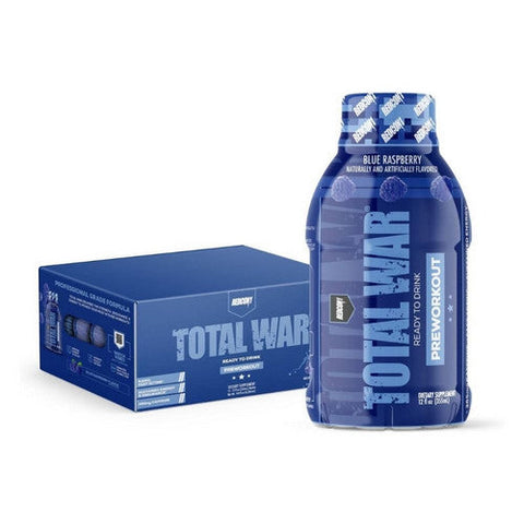 JST WRK Energy, RedCon1 Total War Blue Raspberry, 12 Count JST WRK Energy