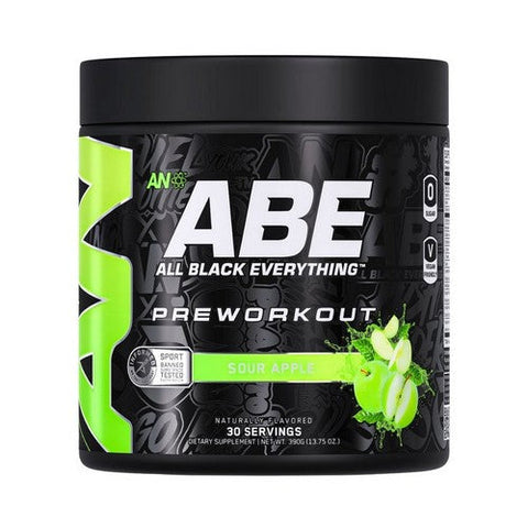 ABE, Ultimate Pre Workout Sour Apple, 390 Grams ABE