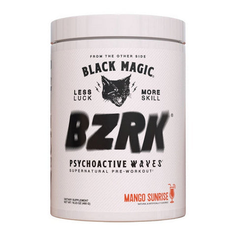 Black Magic, BZRK Pre-Workout Mango Sunrise, 25 Servings Black Magic