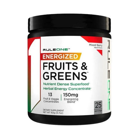 Rule 1, R1 Energized Fruits And Greens Mixed Berry, 25 Servings Rule 1