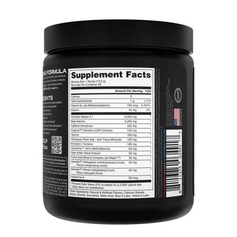 Bucked Up, BAMF Black Nootropic Pre-Workout, 12.7 Oz Bucked Up