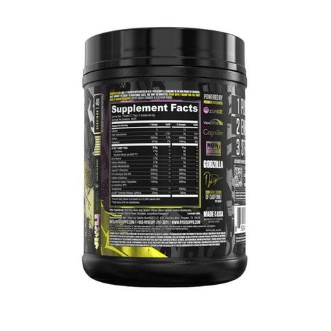 Ryse Supplements, Godzilla Pre-Workout Blackberry Lemonade, 790 Grams Ryse Supplements