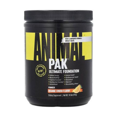 Universal Nutrition, Animal Pak Powder Orange, 411 Grams Universal Nutrition