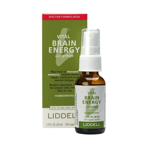 Liddell Laboratories, Brain Energy Spray With Ginkgo, 1 Oz Liddell Laboratories