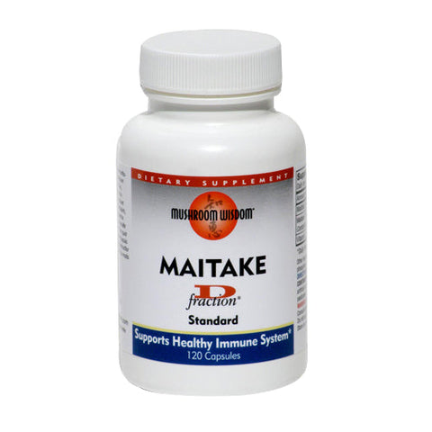 Mushroom Wisdom, Maitake D-Fraction, D-FRACTION, 120 CAP Mushroom Wisdom