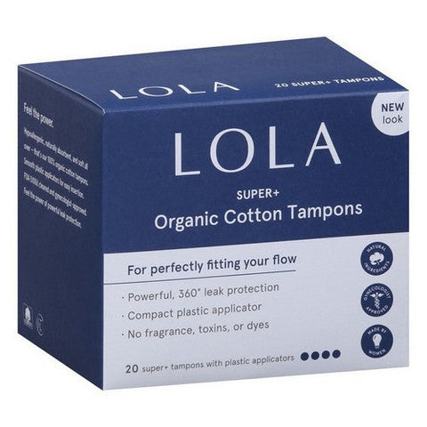Lola, Tampon Compact Super Plus, 20 Count Lola