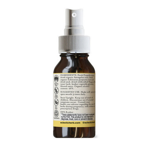 Eclectic Herb, Propolis Astragalus Throat Spray, 1 oz Eclectic Herb