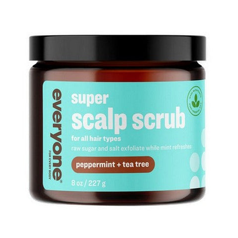 Everyone, Everyone Super Scalp Scrub Peppermint And Tea Tree, 8 Oz Everyone