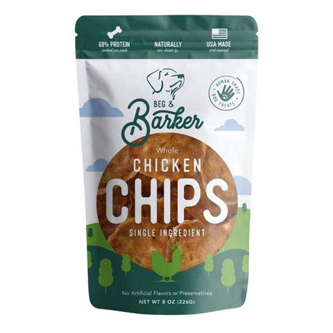 Beg & Barker Whole Chicken Chips Dog Treats 8 Ounces by Beg and Barker