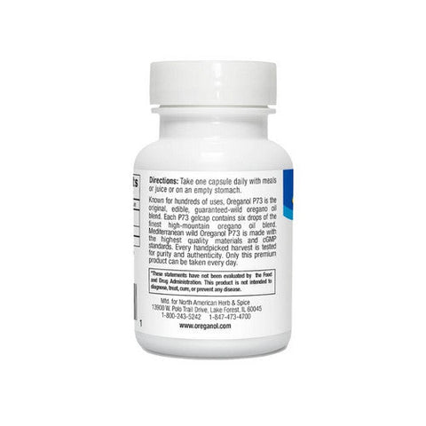 North American Herb & Spice, Oreganol, GELCAPS, 60 GCAP North American Herb & Spice