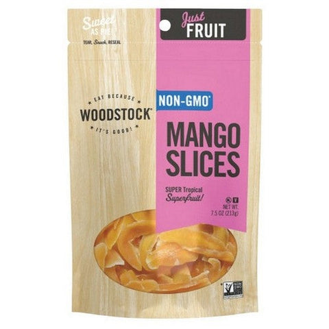 Woodstock, Sweetened Mango Slices, 7.5 Oz (Case Of 8) Woodstock