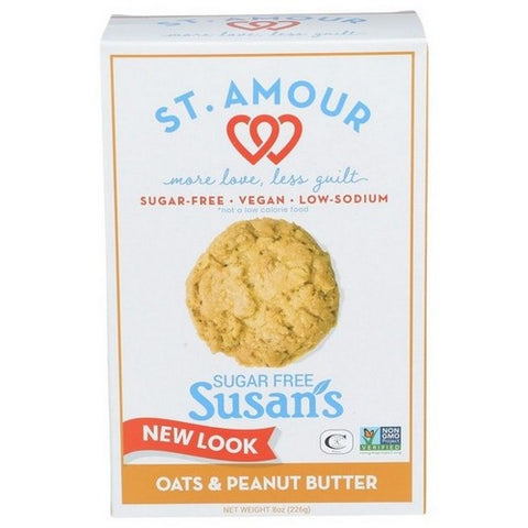 St. Amour, Susans Oats And Peanut Butter, 8 Oz (Case Of 8) St. Amour