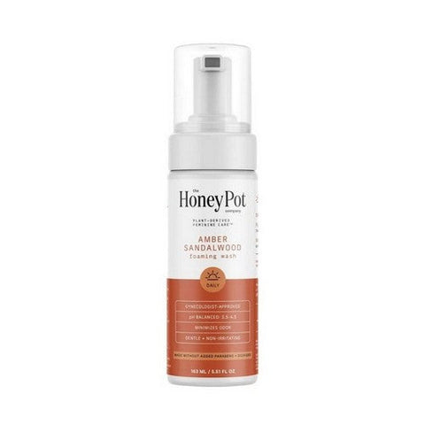 The Honey Pot, Amber Sandalwood Feminine Foaming Wash, 5.51 Oz The Honey Pot