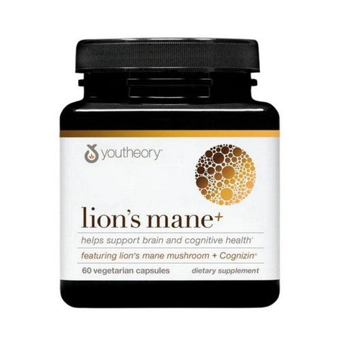 Youtheory, Lions Mane Plus, 60 Vegcaps Youtheory