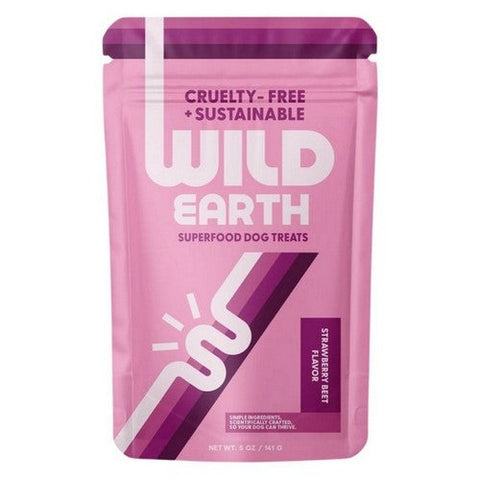Wild Earth, Dog Treats Strawberry Beet, 5 Oz (Case Of 8) Wild Earth