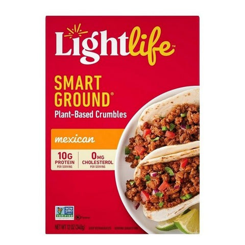 Lightlife, Smart Ground Mexican Crumbles, 12 Oz (Case Of 8) Lightlife