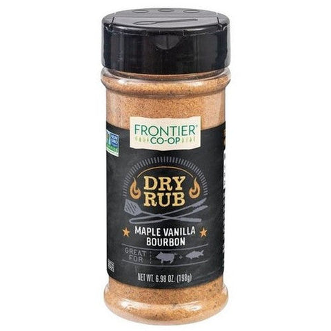 Frontier Coop, Maple Vanilla Bourbon Dry Rub, 6.98 Oz Frontier Coop