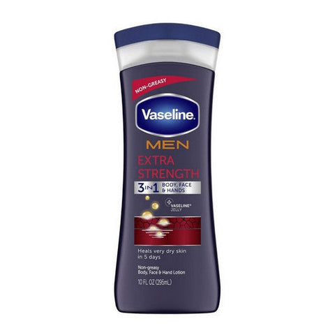 Vaseline, Men Lotion Extra Strength, 10 Oz Vaseline