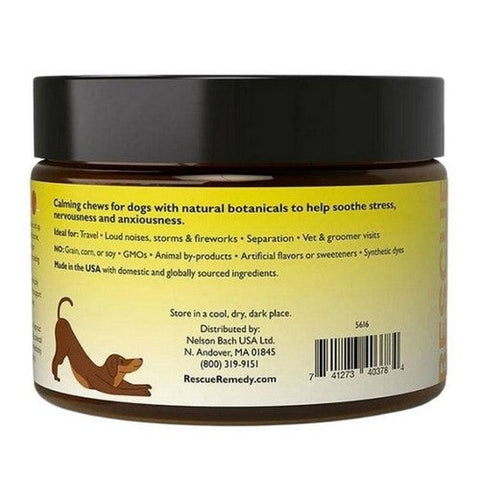 Bach, Rescue Pet Calming Chews For Dogs, 60 Soft Chews Bach