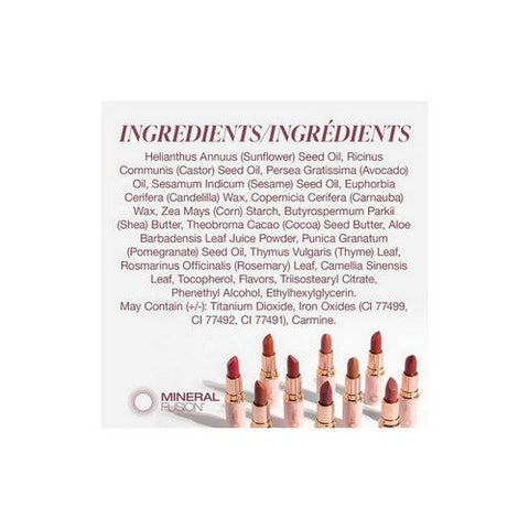 Mineral Fusion, Peach Bellini Lip Stick, 0.137 Oz Mineral Fusion
