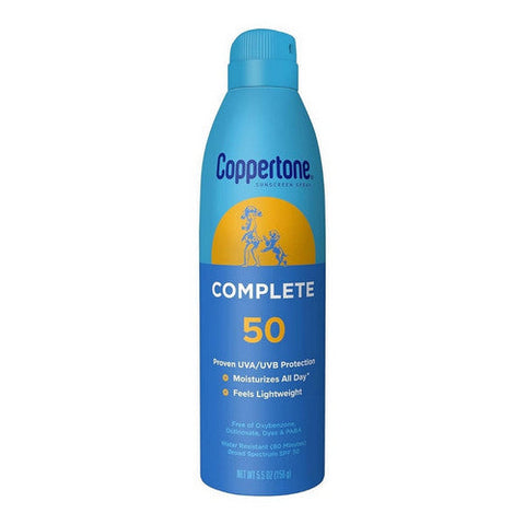 Coppertone, Sunscreen Spray Complete SPF 50, 5.5 Oz