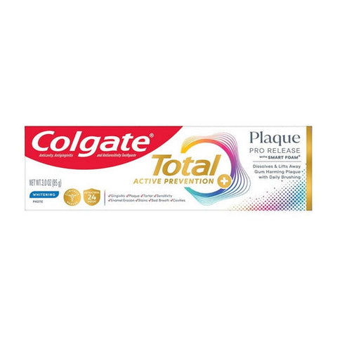 Colgate, Total Plaque Pro Release Whitening Paste, 3 Oz Colgate