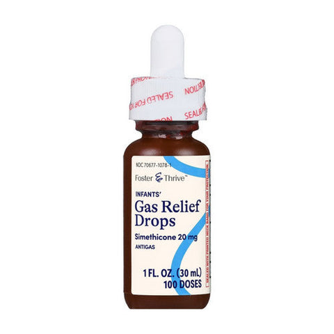 Foster And Thrive, Infants' Gas Relief Simethicone Drops, 20 Mg, 1 Oz Foster And Thrive