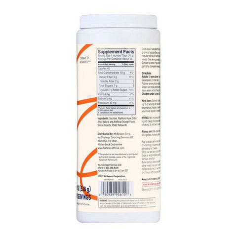 Foster And Thrive, Fiber Powder Original Texture Orange, 19 Oz Foster And Thrive