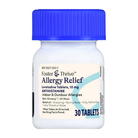 Foster And Thrive, Loratadine, 10 Mg, 30 Tabs Foster And Thrive