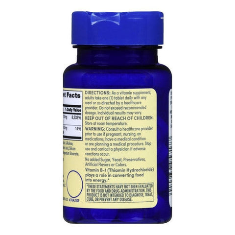 Foster And Thrive, Vitamin B-1, 100 Mg, 100 Tabs Foster And Thrive