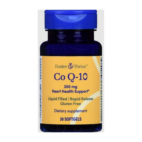 Foster And Thrive, Co Q-10 Rapid Release, 200 Mg, 30 Softgels Foster And Thrive