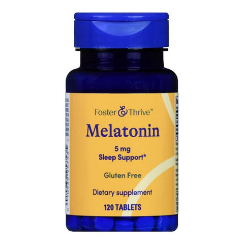 Foster And Thrive, Melatonin, 5 Mg, 120 Tabs Foster And Thrive