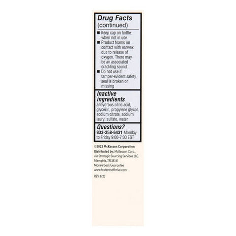 Foster And Thrive, Earwax Removal Drops Carbamide, 0.5 Oz Foster And Thrive