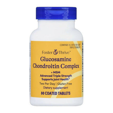 Foster And Thrive, Glucosamine Chondroitin Complex + Msm, 80 Tabs Foster And Thrive