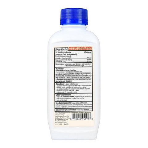 Foster And Thrive, Regular Strength Antacid And Antigas Alumina Magnesia And Simethicone Oral Suspension Mint, 12 Oz Foster And Thrive