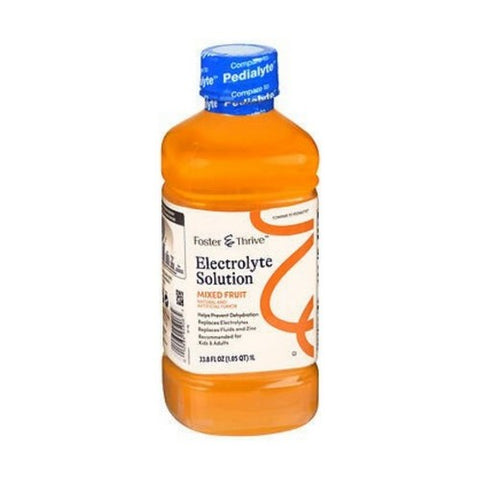 Foster And Thrive, Electrolyte Solution Mixed Fruit, 33.8 Oz Foster And Thrive