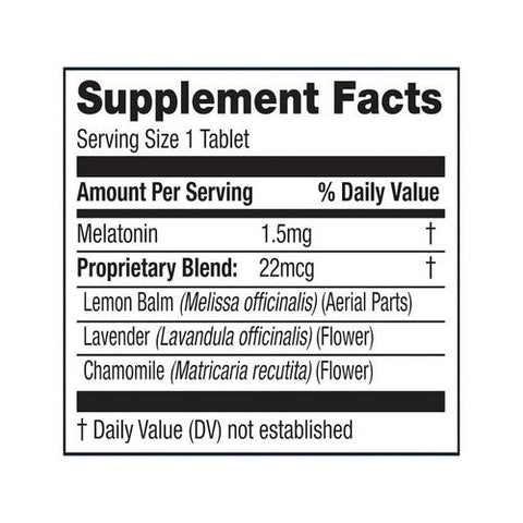 Midnite, Sleep Cycle Support Back To Sleep Melatonin, 1.5 Mg, 30 Tablets Midnite