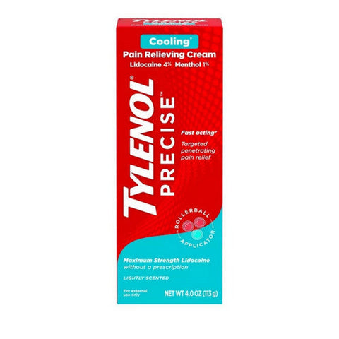 Tylenol, Precise Pain Relieving Cream Lightly Scented Cooling, 4 Oz Tylenol